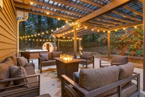 Outdoor seating area